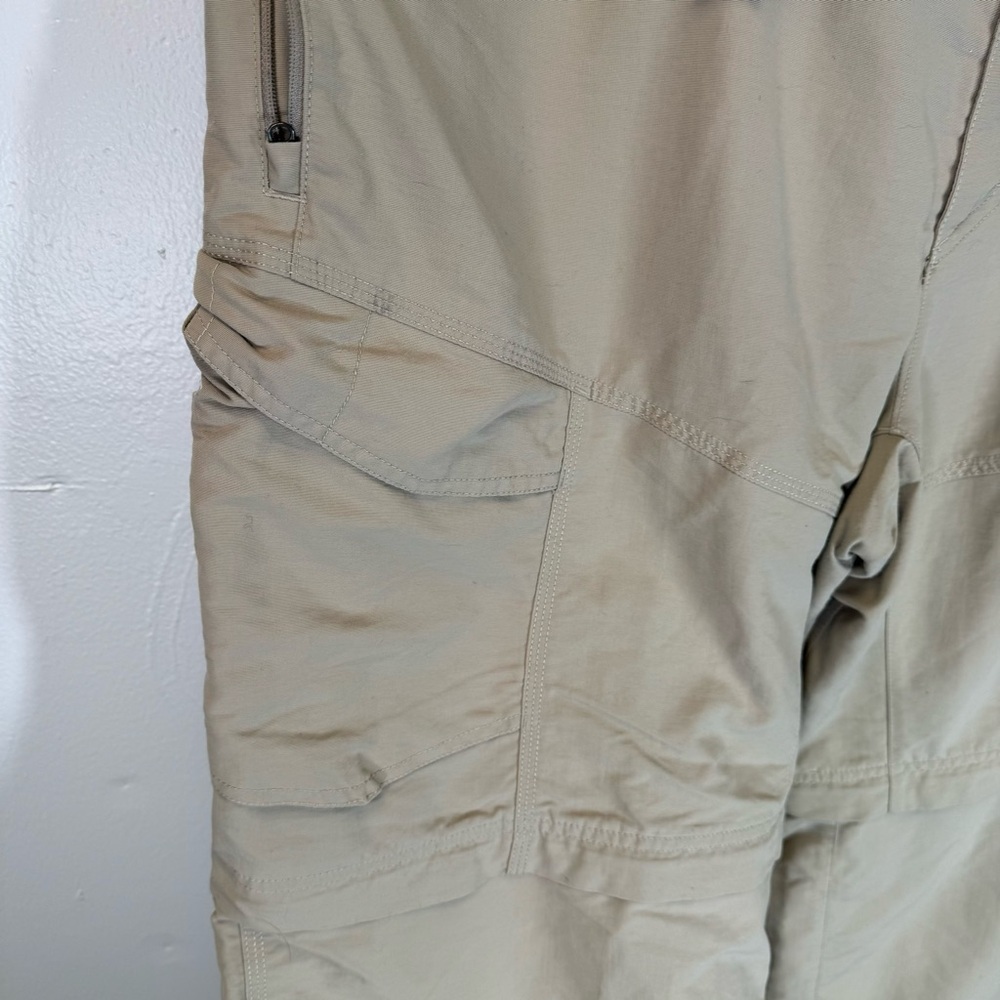 North face khaki convertible hiking pants shorts nylon men's XXL extra large 2x - Picture 6 of 16